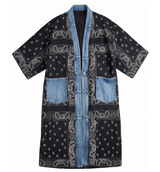 Bandana Long Cardigan