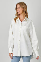 Oversized Button-Up Shirt