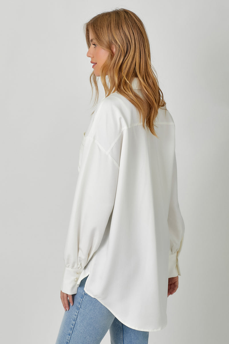 Oversized Button-Up Shirt