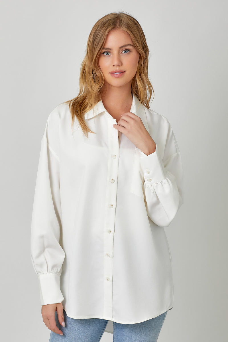 Oversized Button-Up Shirt