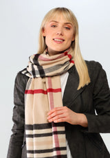 Plaid Oversized Scarf