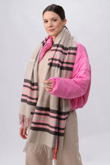 Plaid Oversized Scarf