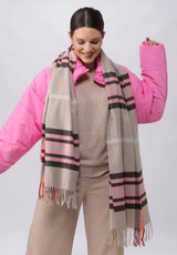 Plaid Oversized Scarf