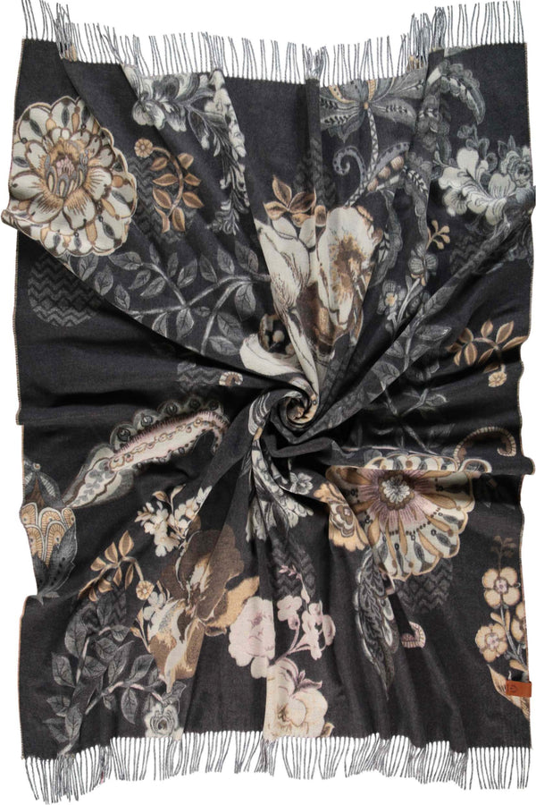 Ornate Floral Throw