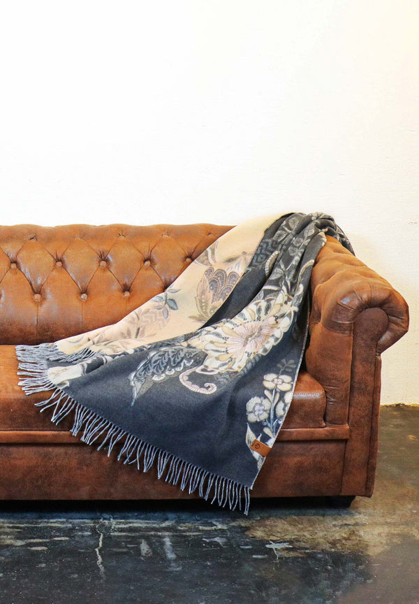 Ornate Floral Throw