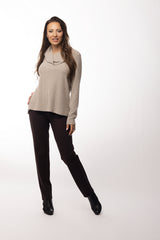 Jasmine Ribbed Cowl Neck