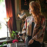 Friendship Love and Truth Cropped Kimono