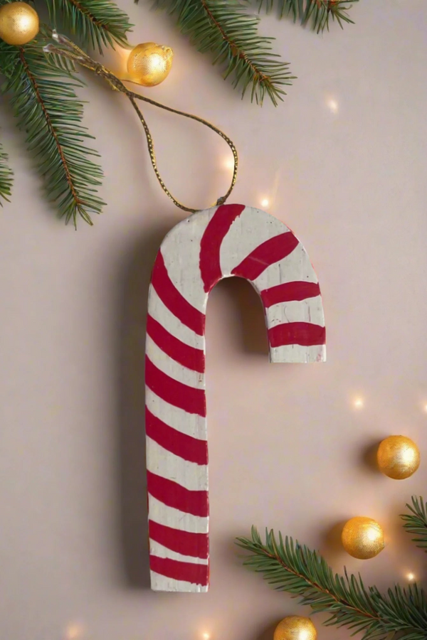 Hanging Candy Cane Ornament