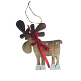 Hanging Wooden Moose