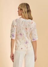 Elbow bell sleeve sweater