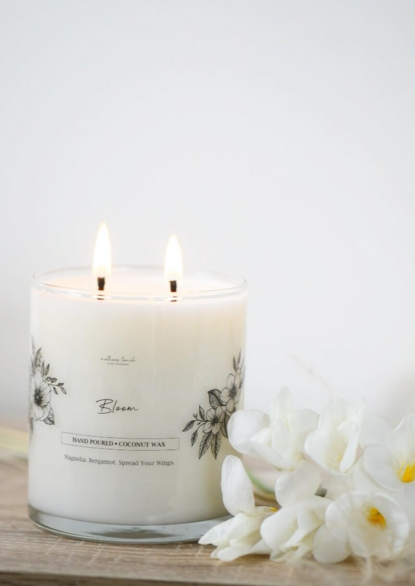 Bloom Scented Glass Candle