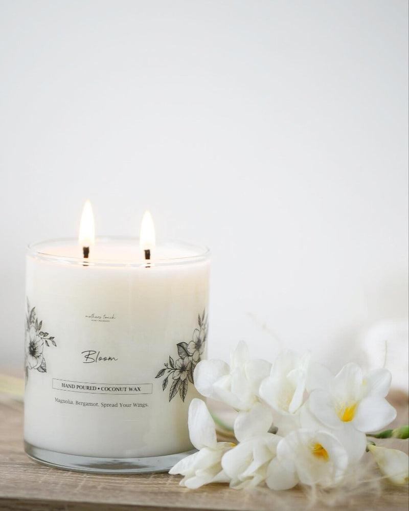 Bloom Scented Glass Candle