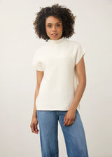 Ottoman Cap Sleeve Sweater