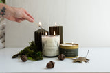 Burr Oak + Moss Glass Candle