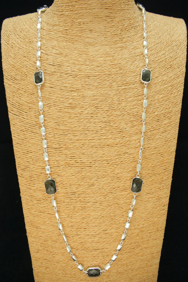 Beaded Long Chain Necklace