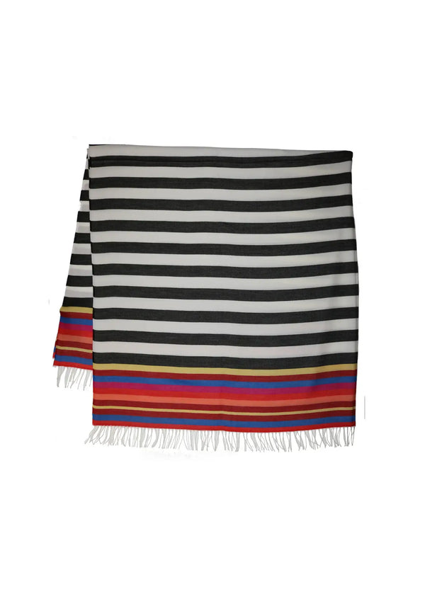 Beach Stripe Lightweight Throw