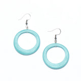 Resin Simple Hoop Earring