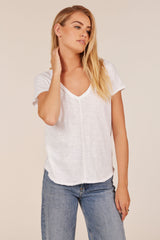 Slub Seamline Layer Short Sleeve