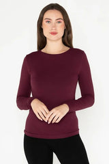 Bamboo Long Sleeve Crew Neck