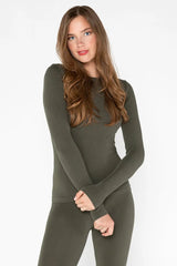 Bamboo Long Sleeve Crew Neck