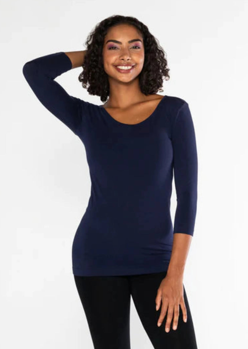 Bamboo 3/4 Sleeve Top