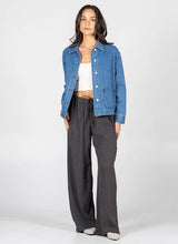 Crinkle Wide Leg Pant
