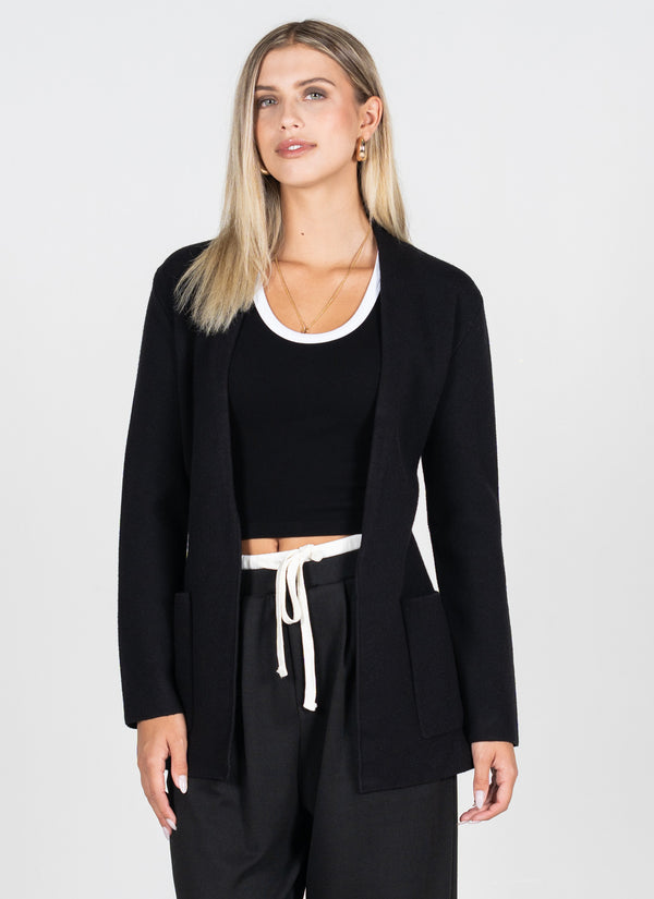 Belted Knit Cardigan