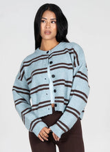 Nicole Stripe Crop Cardigan