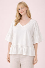 Willow Ruffle Crop