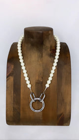 Diana in White Necklace
