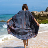 Tie Dye Long Kimono