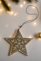 Hanging Star Ornament - Natural