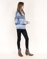 Wide Breton Stripes Weekend Pullover