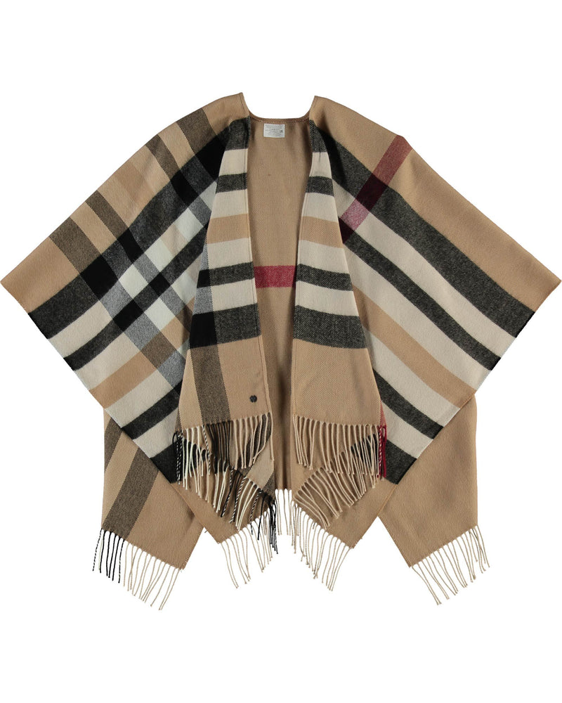 Plaid Ruana