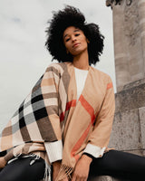 Plaid Ruana