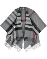 Plaid Ruana