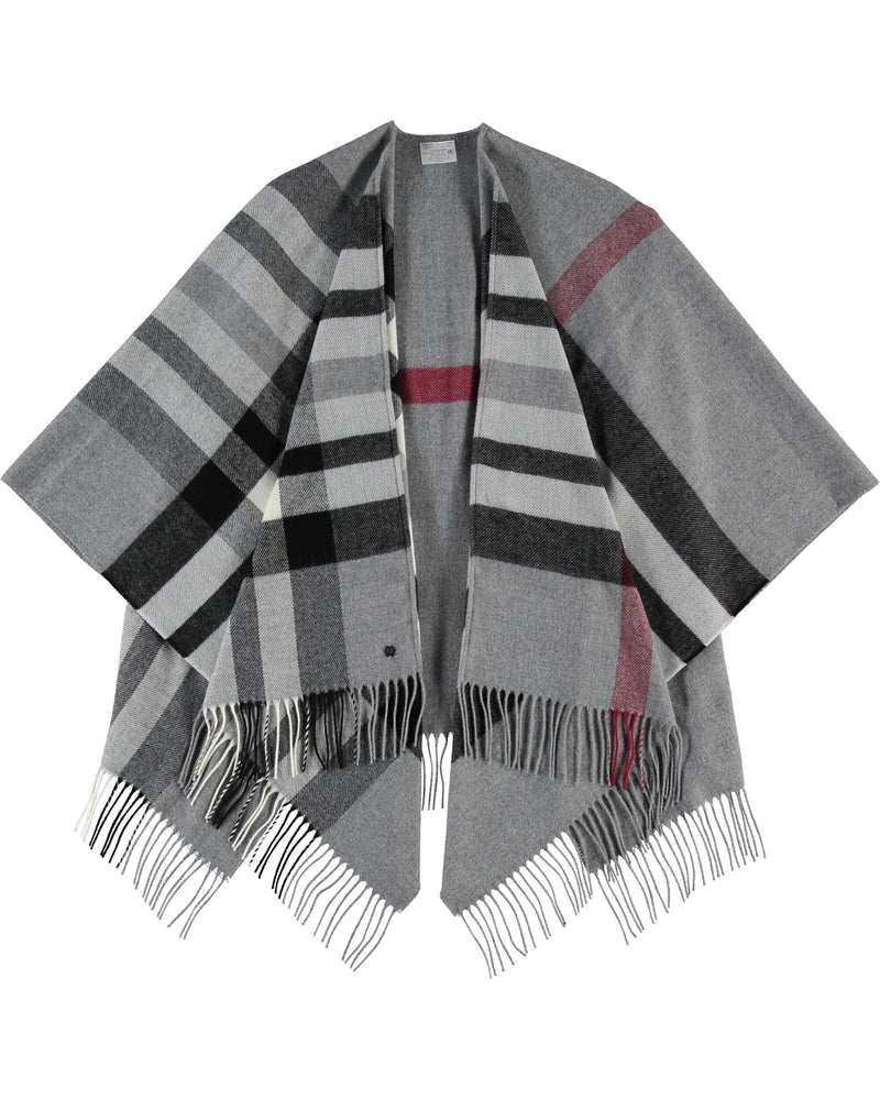 Plaid Ruana