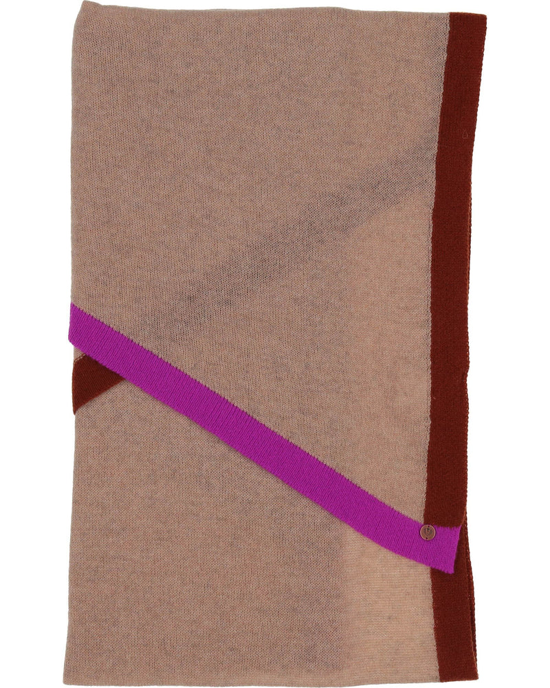 Knitted Scarf with XL Dots