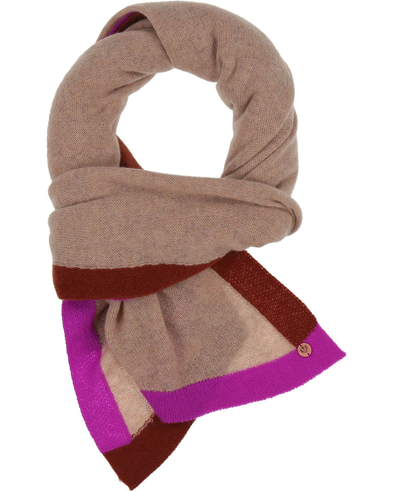 Knitted Scarf with XL Dots