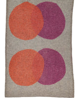 Knitted Scarf with XL Dots