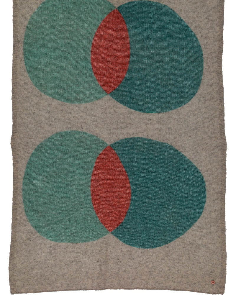 Knitted Scarf with XL Dots