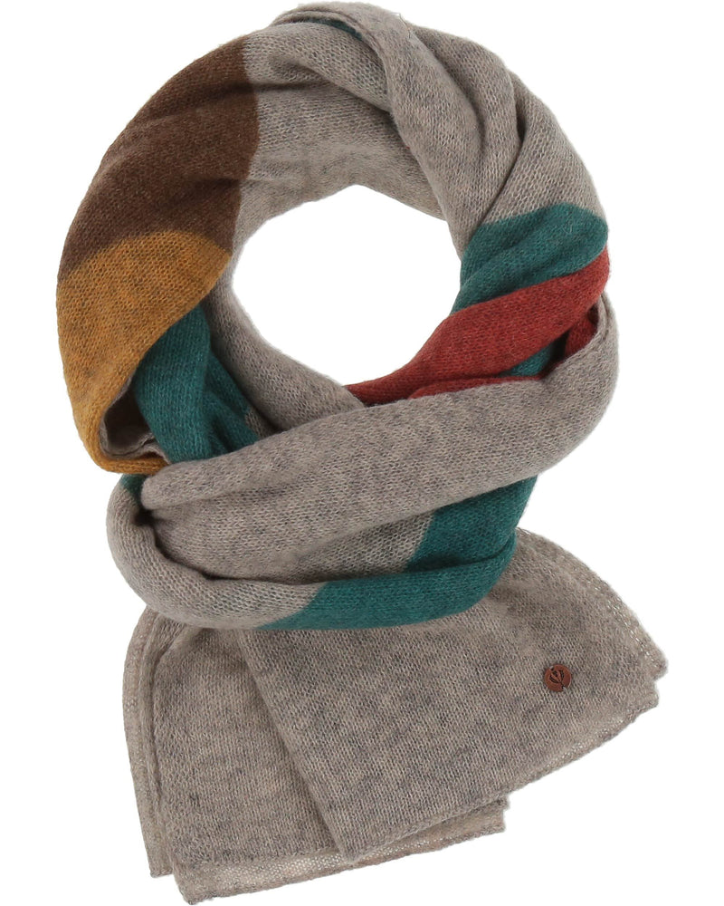 Knitted Scarf with XL Dots
