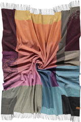 Abstract Cashmink Throw