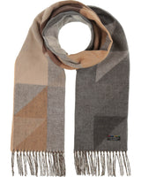 Geometric ColourBlock Cashmink Scarf