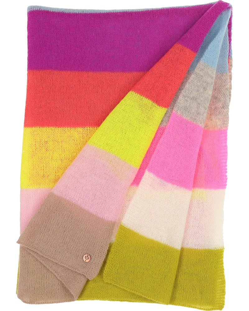 Oversize Multi Stripe Scarf