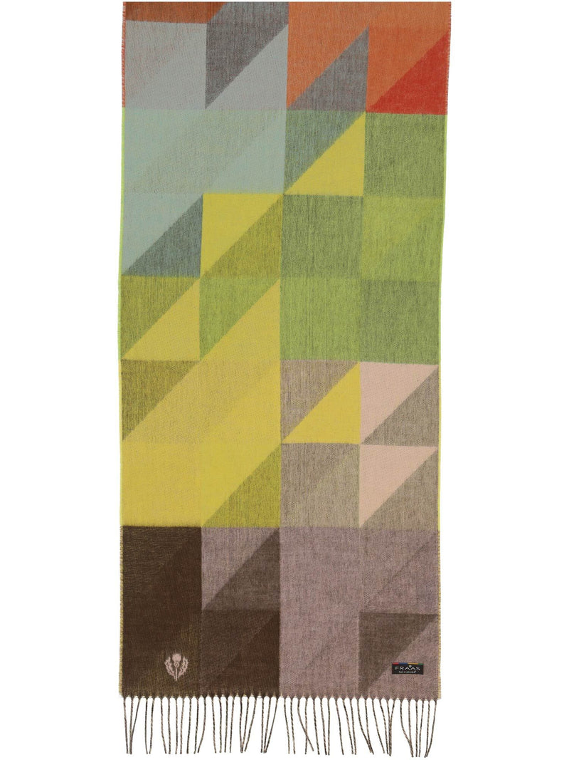 Geometric ColourBlock Cashmink Scarf