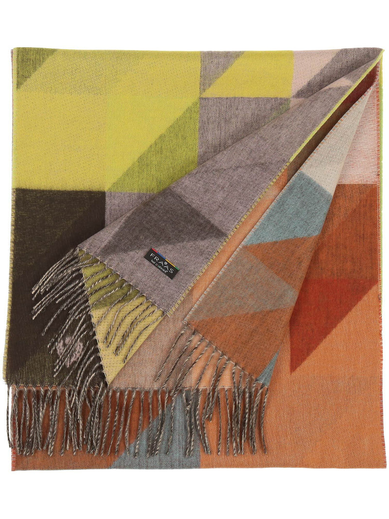 Geometric ColourBlock Cashmink Scarf