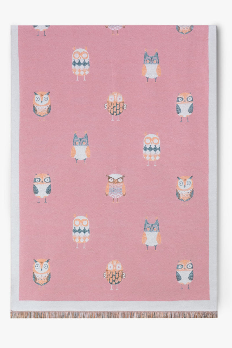 Classy Owl Pattern Scarf