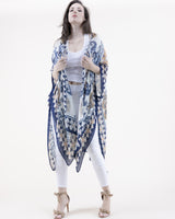 Paisley Floral Print Kimono