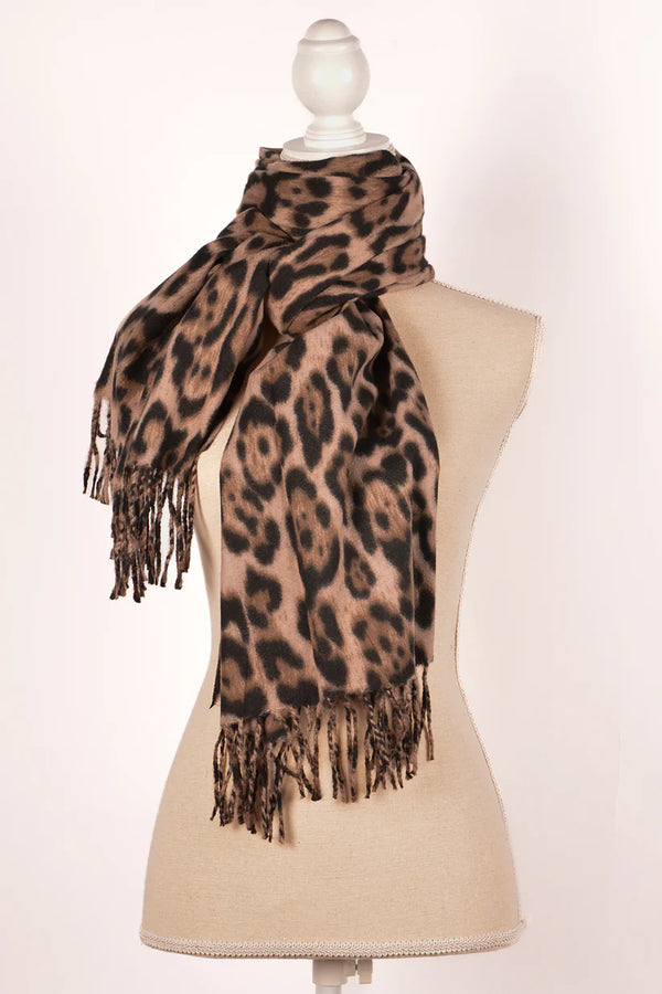 Leopard Print Scarf